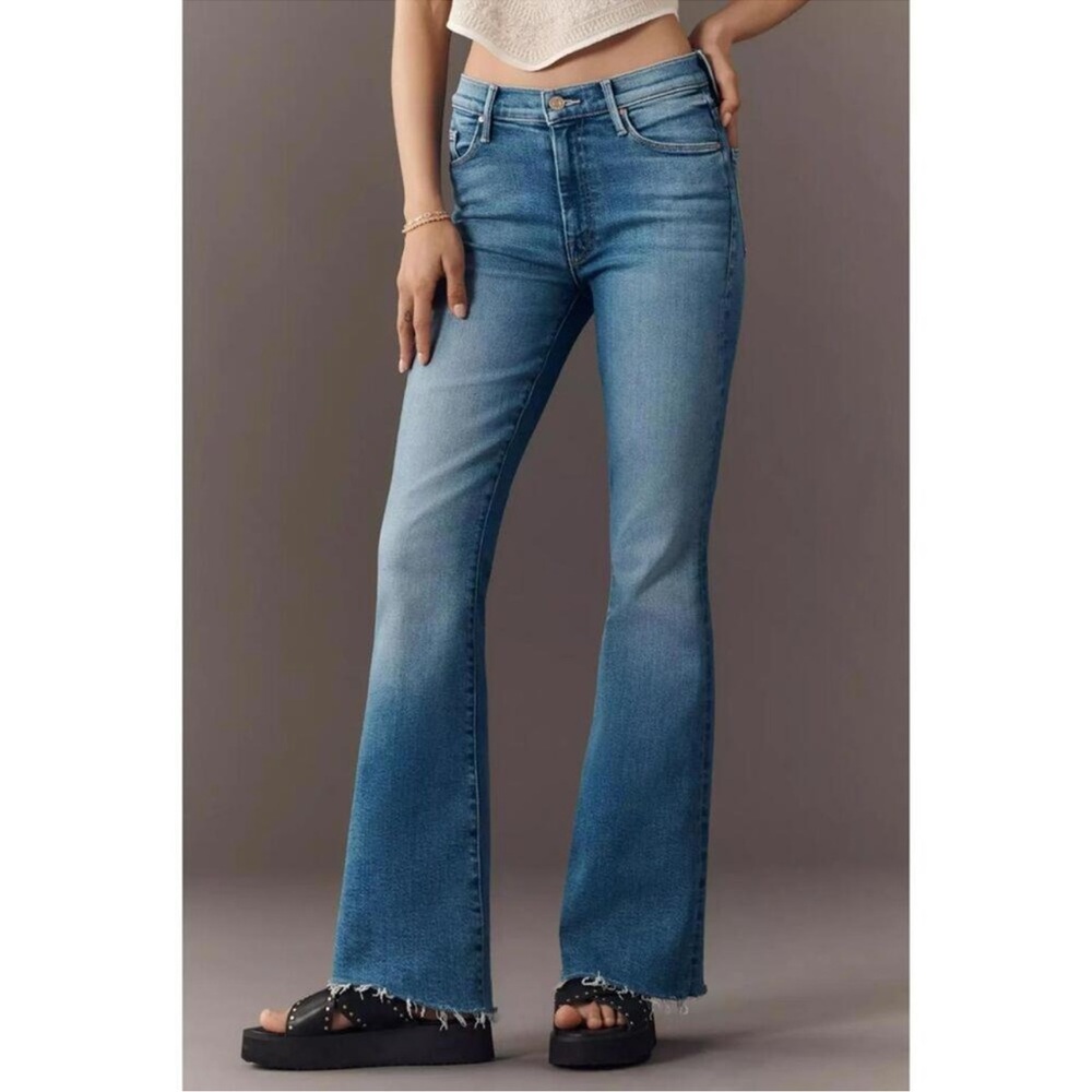 Mother Weekender Fray Denim Jeans Anthropologie NWT